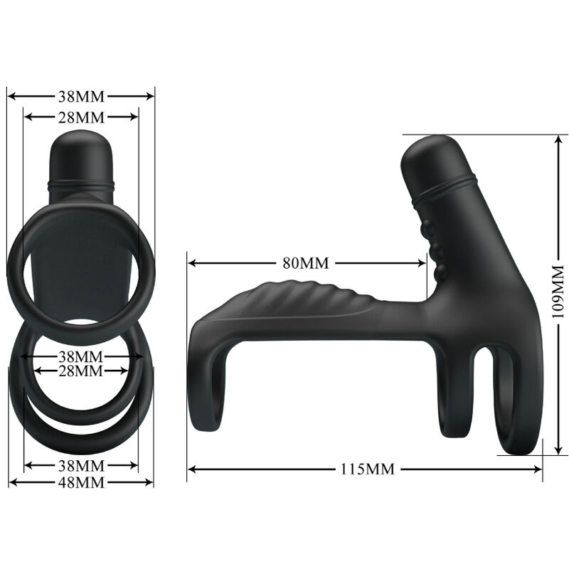 PRETTY LOVE - ELASTIC SOFT SILICONE EXTENSION SLEEVE - Bild 3