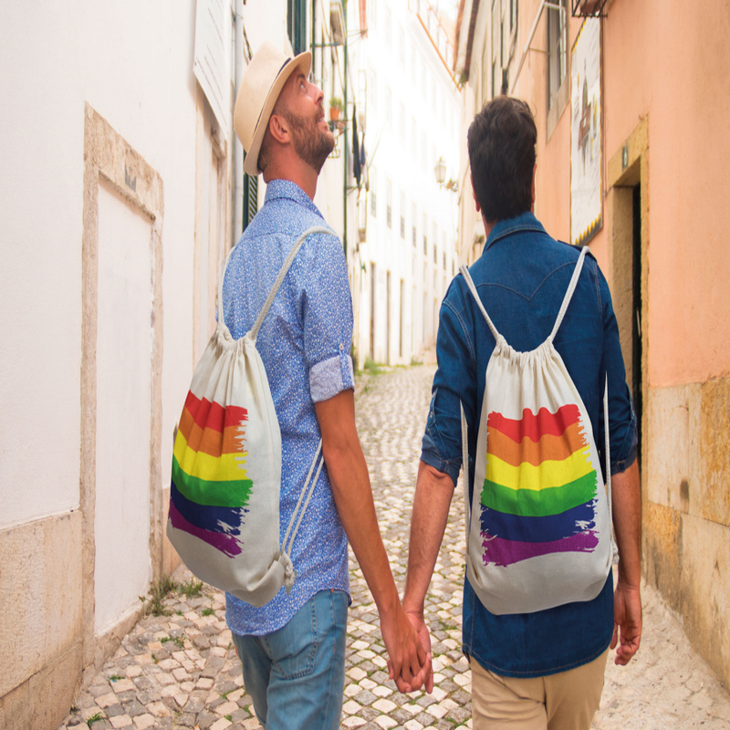 Alternative view of PRIDE - COTTON LGBT FLAG BACKPACK