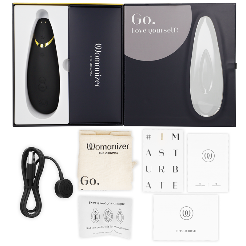 WOMANIZER - PREMIUM 2 CLITORAL STIMULATOR BLACK - Bild 5