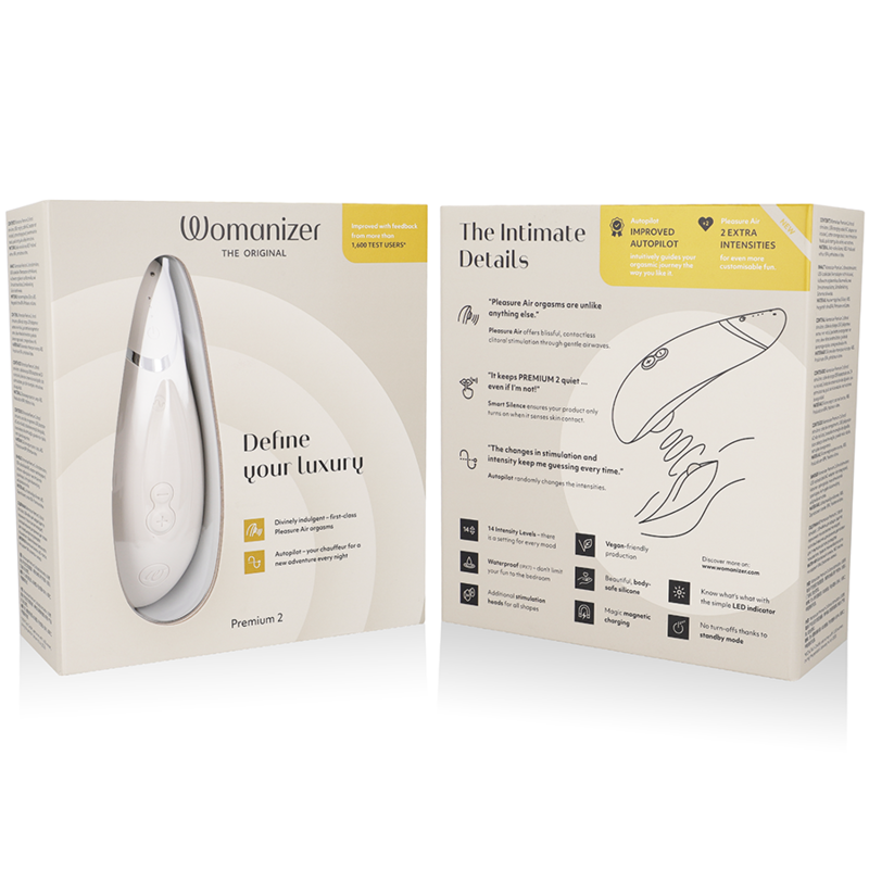 WOMANIZER - PREMIUM 2 CLITORAL STIMULATOR WARM GRAY - Bild 4