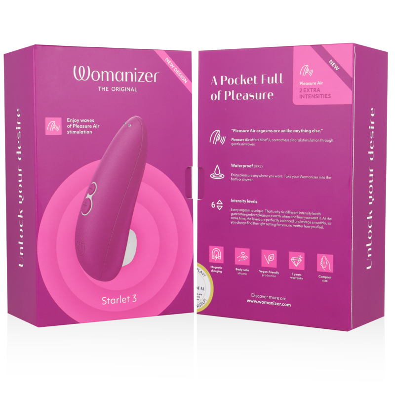 WOMANIZER - STARLET 3 CLITORAL STIMULATOR VIOLET - Bild 7