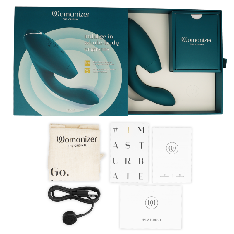 WOMANIZER - DUO 2 STIMULATOR BLUE PETROL - Bild 3