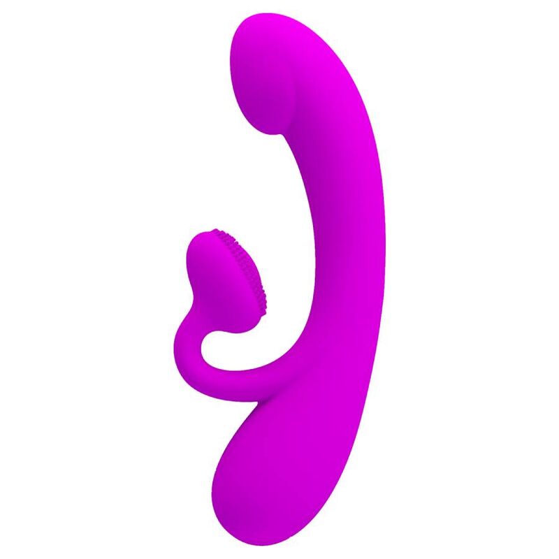 Alternative view of PRETTY LOVE - SINCERE SILICONE CLITORAL VIBRATOR AND SUCKER PURPLE