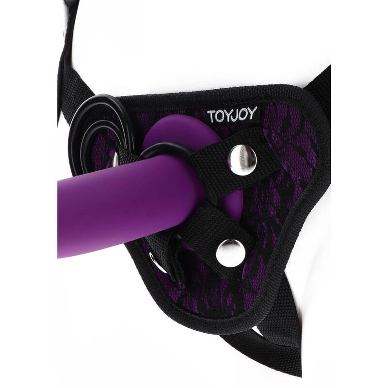 GET REAL - STRAP-ON LACE HARNESS PURPLE - Bild 3