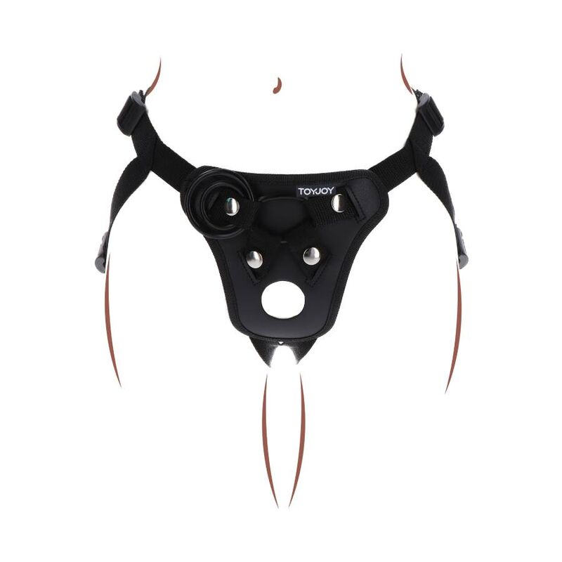 GET REAL - STRAP-ON PLEASURE HARNESS BLACK - Bild 8