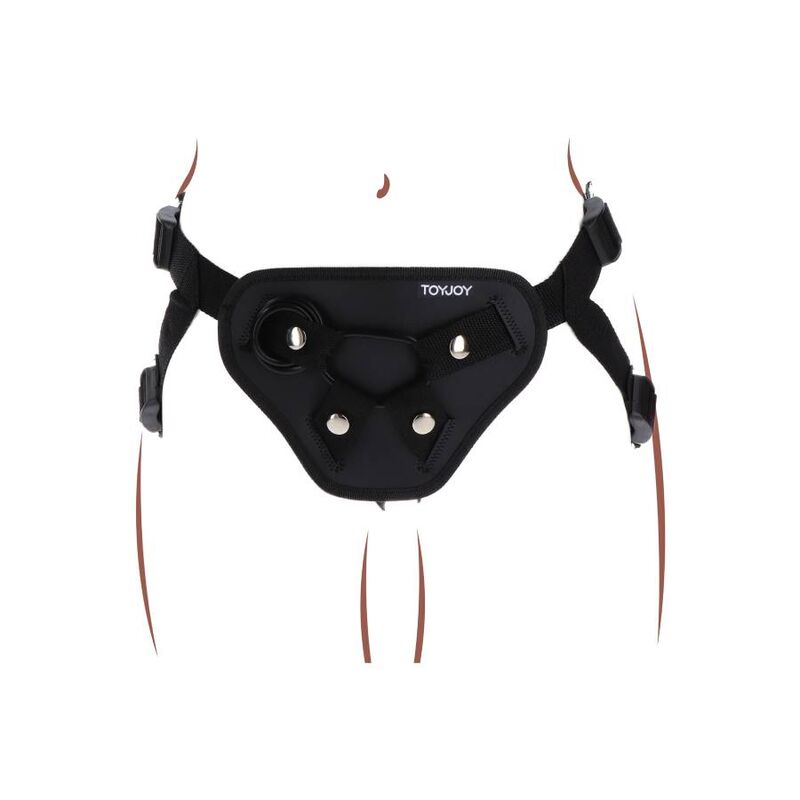 GET REAL - STRAP-ON DELUXE HARNESS BLACK - Bild 7