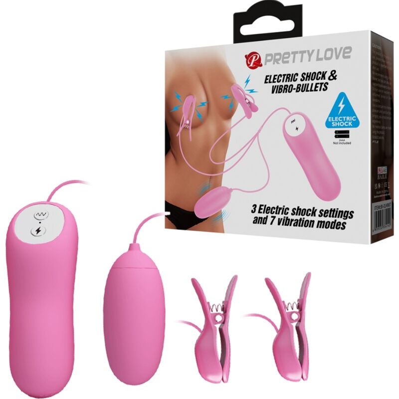 PRETTY LOVE - TWEEZERS WITH VIBRATION AND PINK ELETROSHOCK - Bild 4