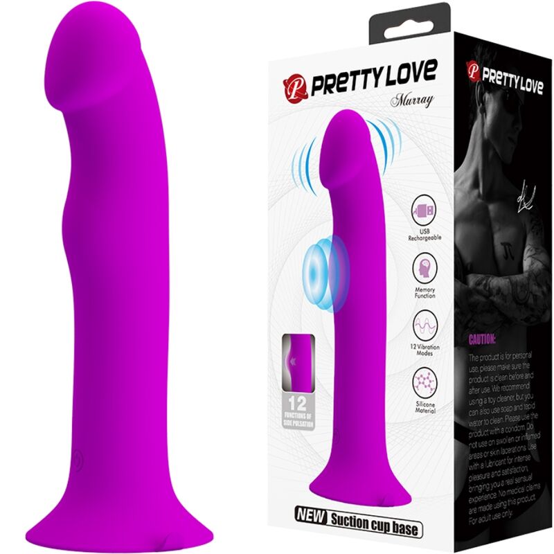 PRETTY LOVE - MURRAY VIBRATOR AND G-POINT STIMULATOR PURPLE - Bild 3