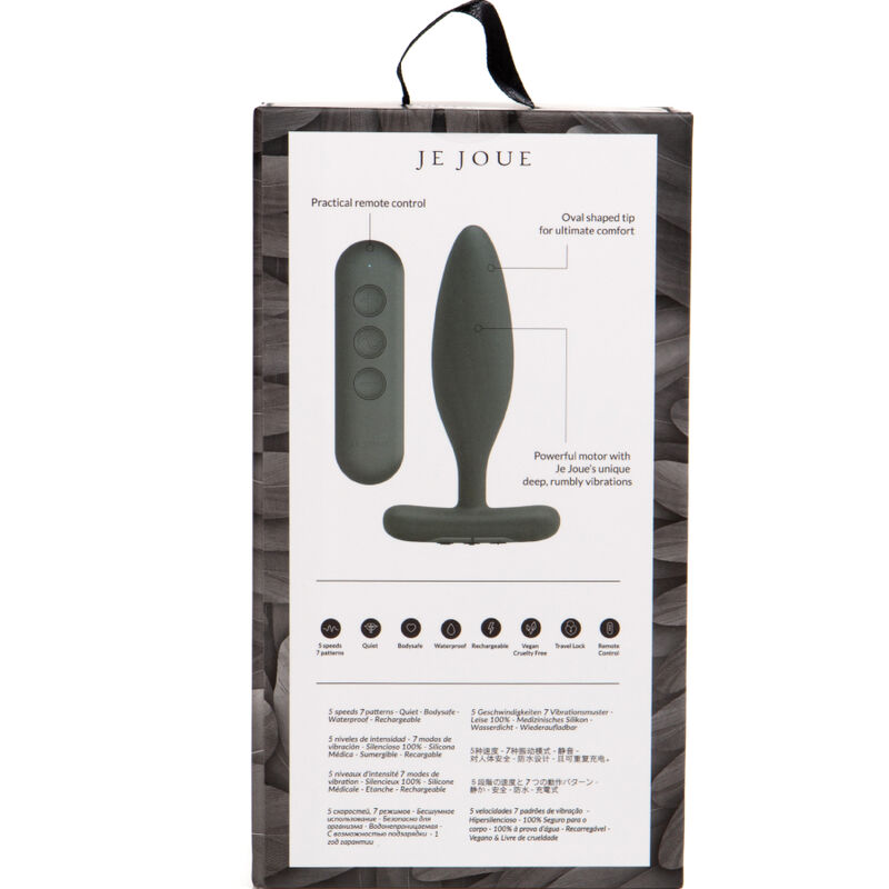 JE JOUE - VESTA ANAL PLUG VIBRATOR BLACK - Bild 6