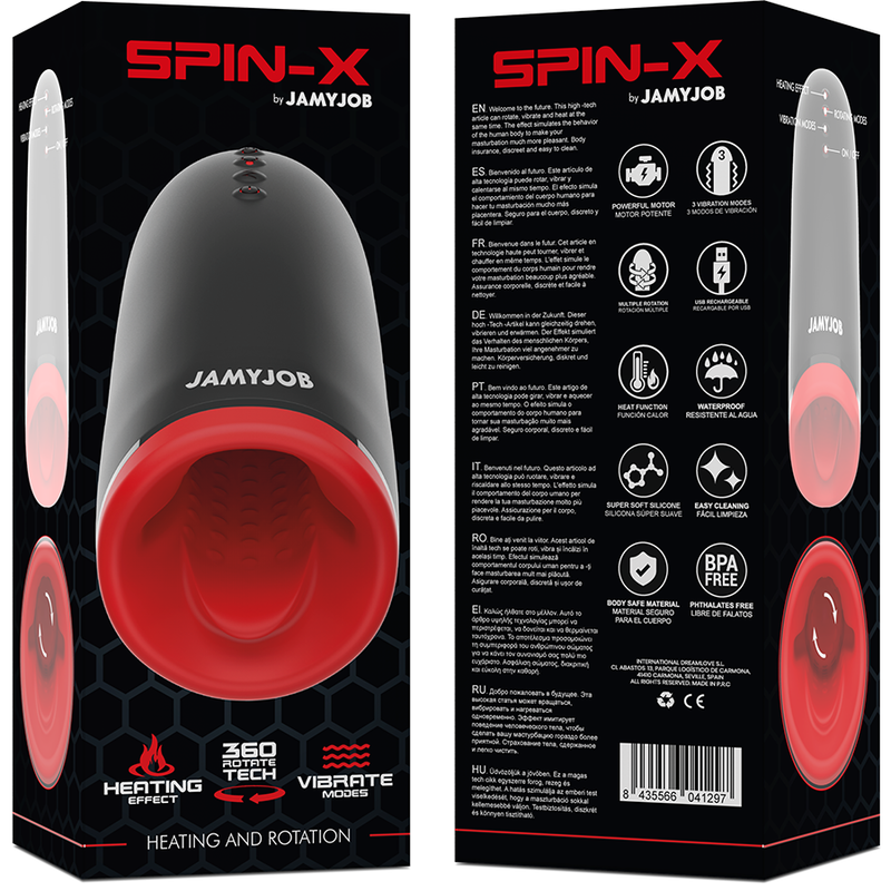 JAMYJOB - SPIN-X HEATING AND ROTATION MASTURBATOR - Bild 8