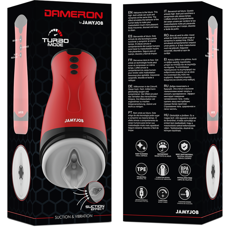 JAMYJOB - DAMERON SUCTION AND VIBRATION MASTURBATOR - Bild 7
