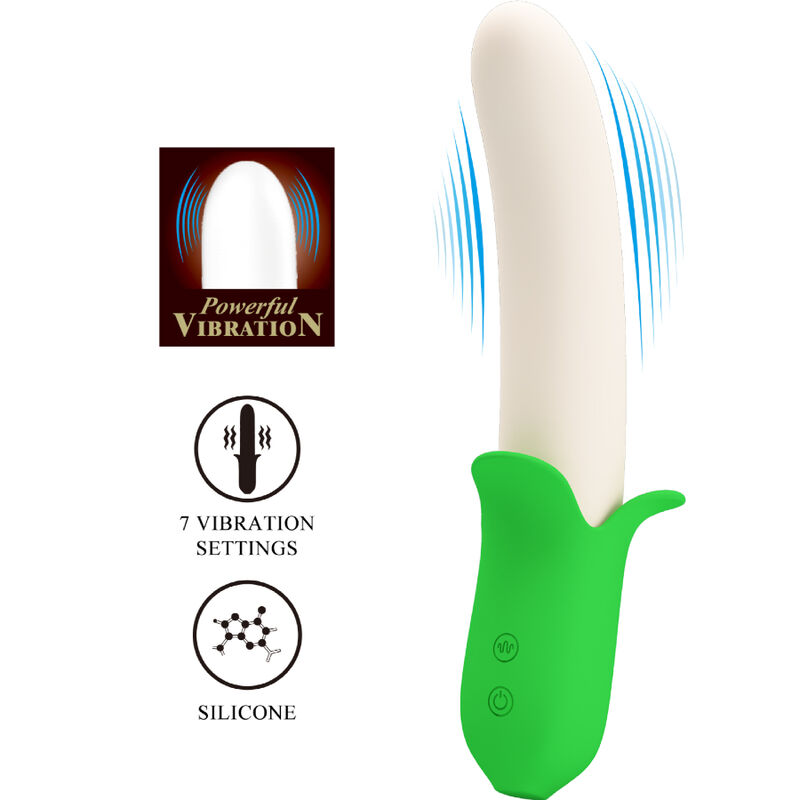 PRETTY LOVE - BANANA KNIGHT SUPER POWER 7 SILICONE VIBRATIONS - Bild 7