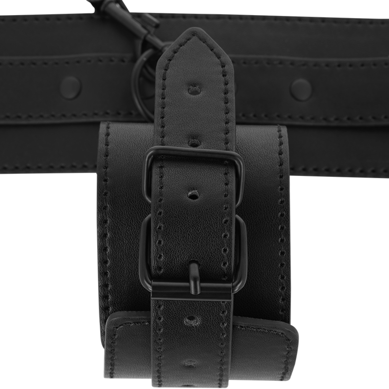 Alternative view of INTENSE - FETISH VEGAN LEATHER ANKLE CUFFS