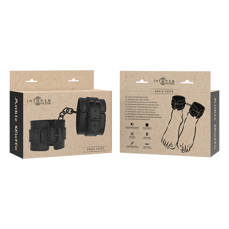 INTENSE - FETISH VEGAN LEATHER ANKLE CUFFS - Bild 3