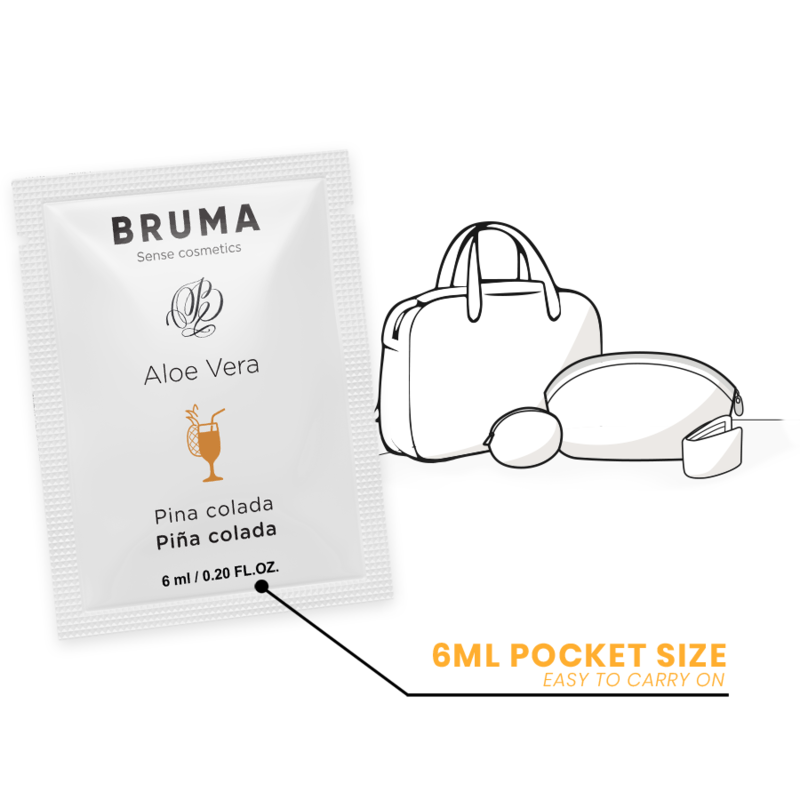 BRUMA - ALOE VERA SLIDING GEL PINA COLADA FLAVOR 6 ML - Bild 3
