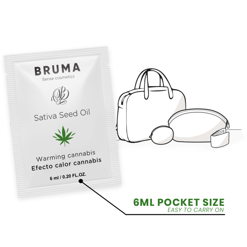 BRUMA - SATIVA SEED OIL SLIDING GEL WARMING CANNABIS FLAVOR 6 ML - Bild 6