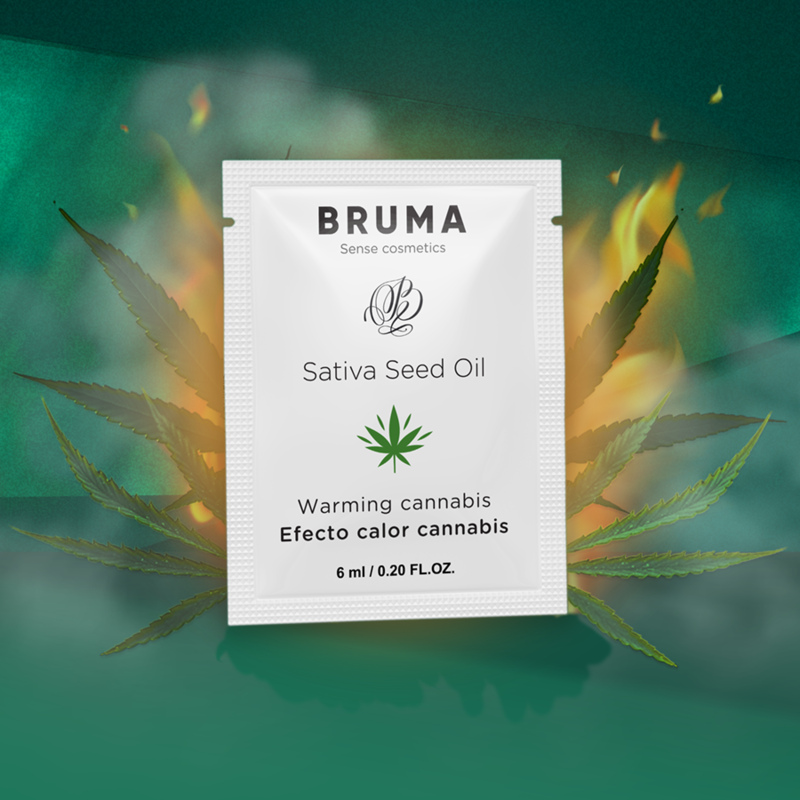 BRUMA - SATIVA SEED OIL SLIDING GEL WARMING CANNABIS FLAVOR 6 ML - Bild 3