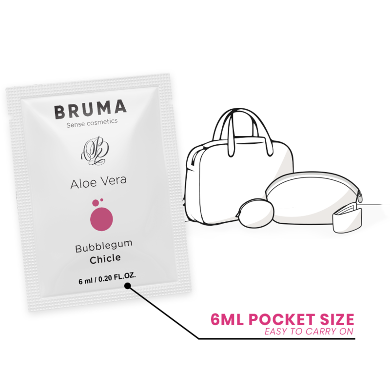 BRUMA - ALOE VERA SLIDING GEL BUBBLEGUM FLAVOR 6 ML - Bild 5