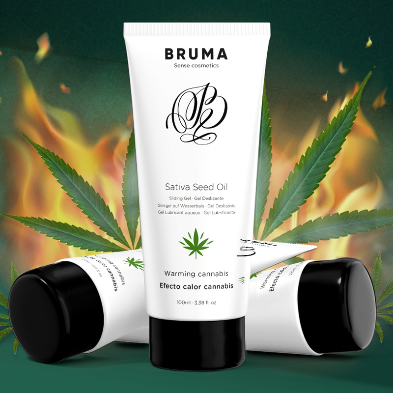 BRUMA - SATIVA SEED OIL SLIDING GEL WARMING CANNABIS FLAVOR 100 ML - Bild 6