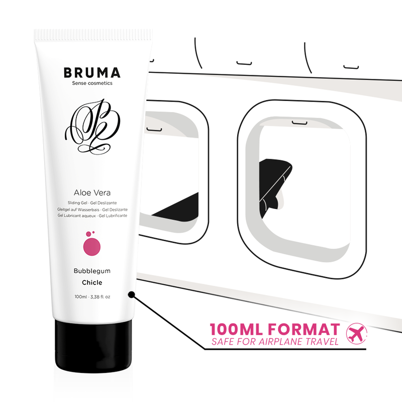 BRUMA - ALOE VERA SLIDING GEL BUBBLEGUM FLAVOR 100 ML - Bild 5