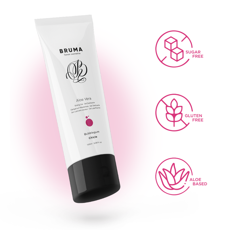 BRUMA - ALOE VERA SLIDING GEL BUBBLEGUM FLAVOR 100 ML - Bild 4
