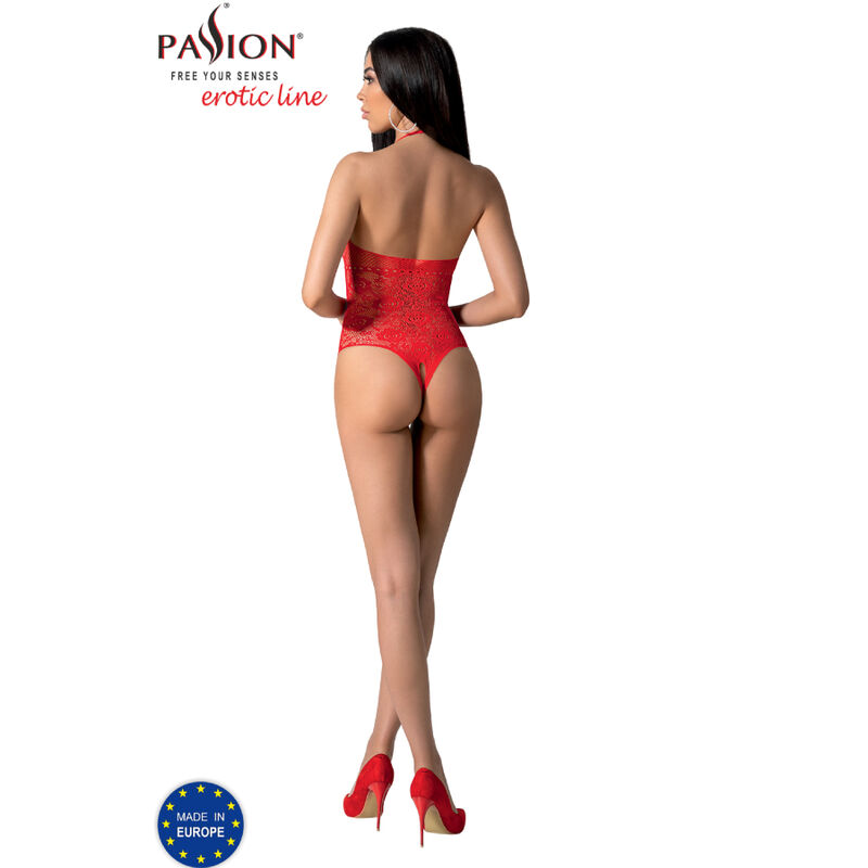 PASSION - BS094 RED BODYSTOCKING ONE SIZE - Bild 4