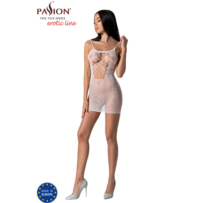 PASSION - BS096 WHITE BODYSTOCKING ONE SIZE - Bild 5