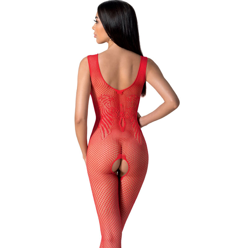 PASSION - BS098 RED BODYSTOCKING ONE SIZE - Bild 4