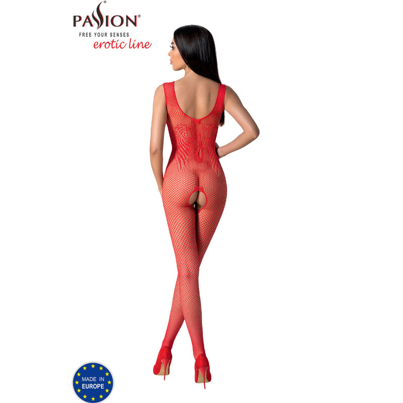 PASSION - BS098 RED BODYSTOCKING ONE SIZE - Bild 5