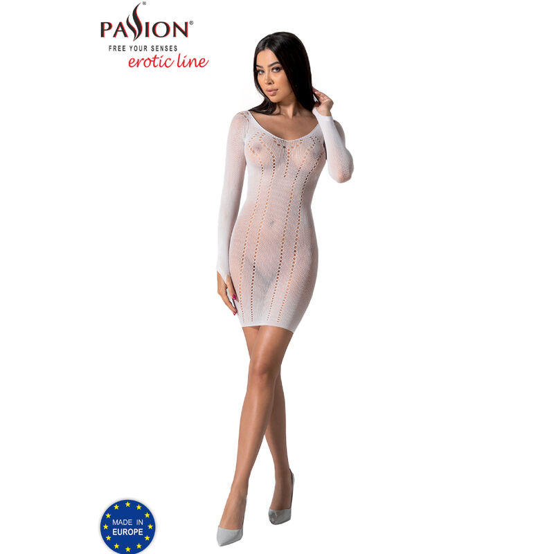 PASSION - BS101 WHITE BODYSTOCKING ONE SIZE - Bild 4