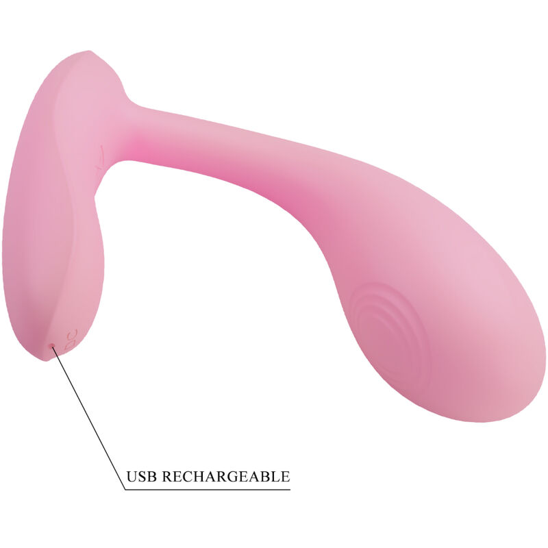 PRETTY LOVE - BAIRD G-SPOT 12 VIBRATIONS RECHARGEABLE PINK APP - Bild 6