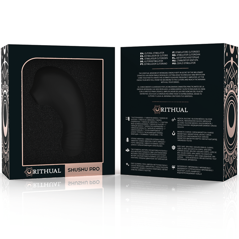 RITHUAL - SHUSHU PRO POCKET CLITORIS STIMULATOR 2 POWERFUL JET MOTORS - Bild 6