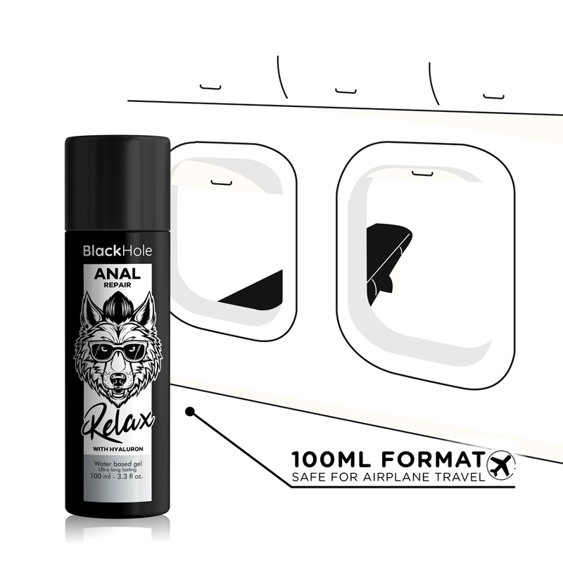 BLACK HOLE - ANAL REPAIR WATER BASED RELAX WITH HYALURON 100 ML - Bild 7
