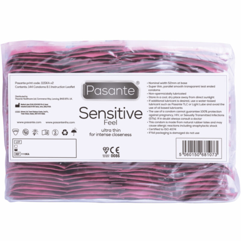 PASANTE - CONDOMS SENSITIVE BAG 144 UNITS - Bild 3