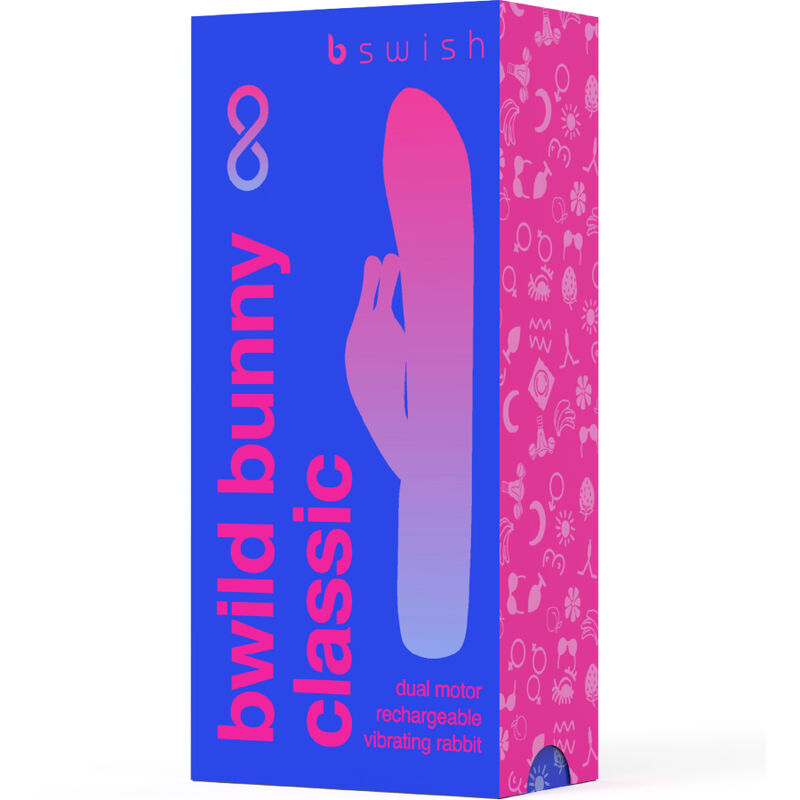 B SWISH - BWILD BUNNY INFINITE CLASSIC RECHARGEABLE VIBRATOR BLUE SILICONE - Bild 5