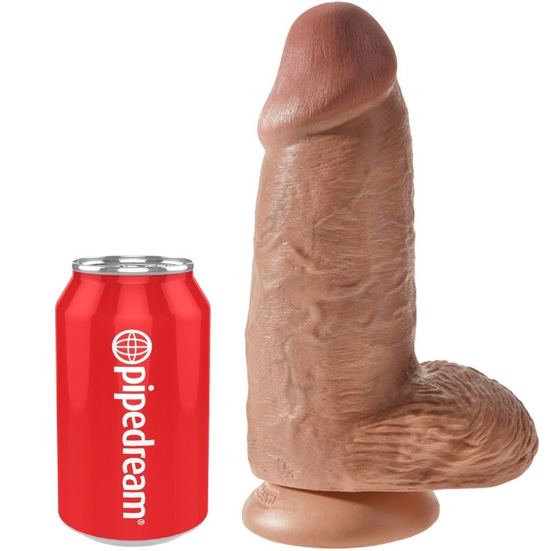 KING COCK - CHUBBY REALISTIC PENIS 23 CM CARAMEL - Bild 5