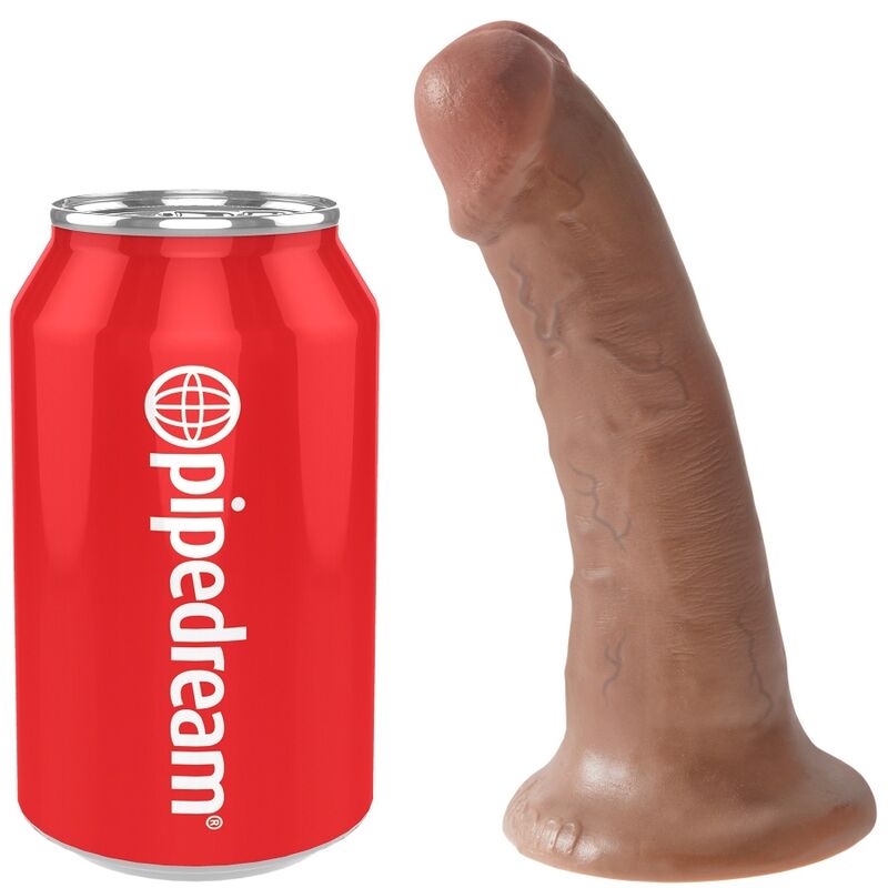 KING COCK - REALISTIC PENIS 15 CM CARAMEL - Bild 5