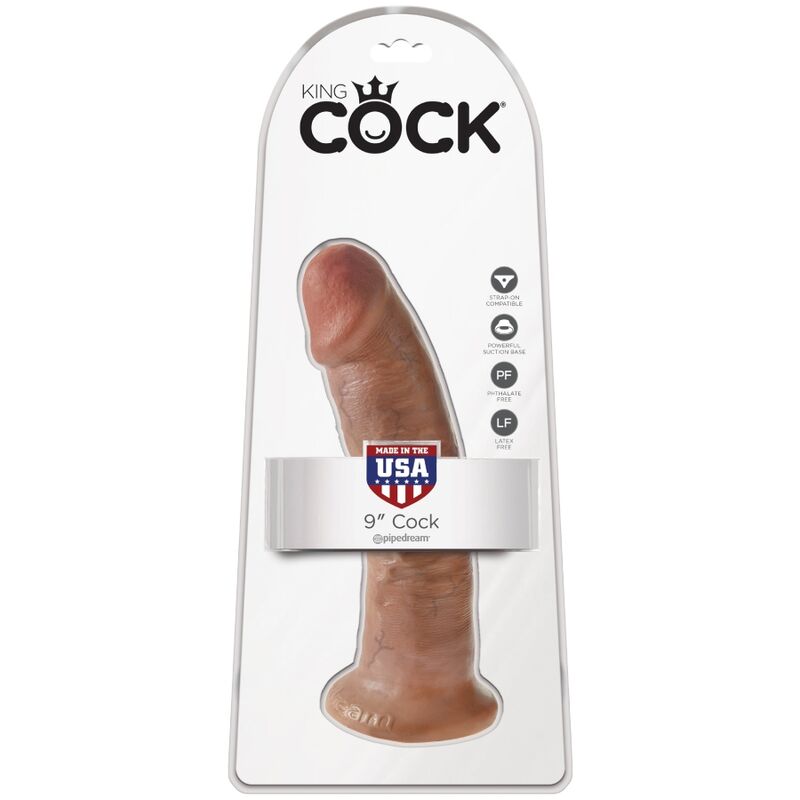KING COCK - REALISTIC PENIS 21.7 CM CARAMEL - Bild 6