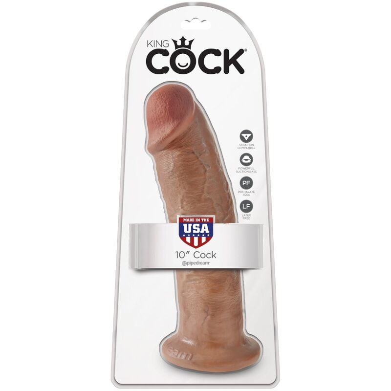 KING COCK - REALISTIC PENIS 24 CM CARAMEL - Bild 6
