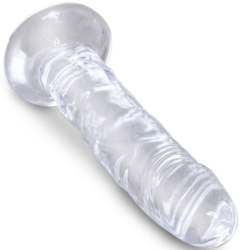 KING COCK - CLEAR REALISTIC PENIS 15.5 CM TRANSPARENT - Bild 3