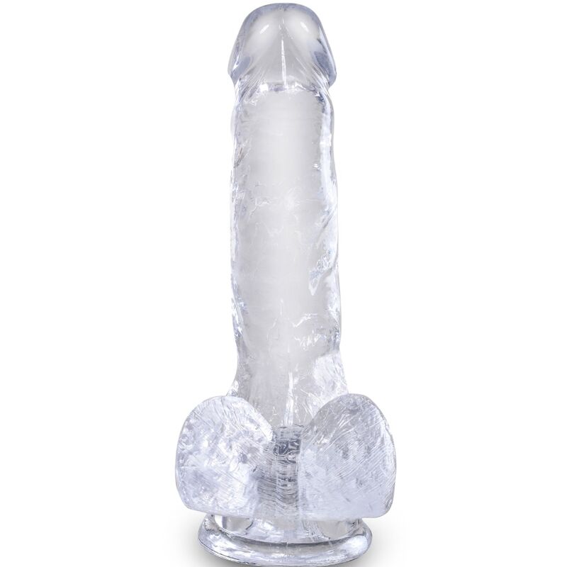 KING COCK - CLEAR REALISTIC PENIS WITH BALLS 13.5 CM TRANSPARENT - Bild 5