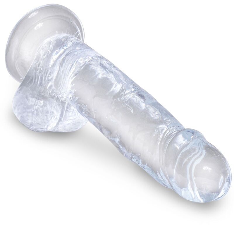 KING COCK - CLEAR REALISTIC PENIS WITH BALLS 15.2 CM TRANSPARENT - Bild 3