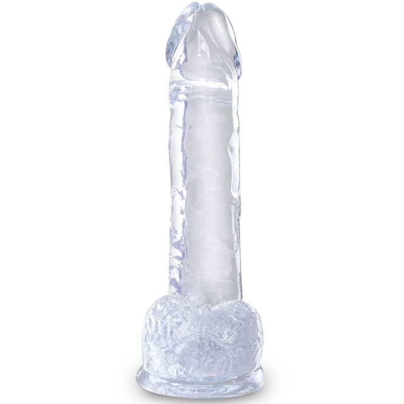 KING COCK - CLEAR REALISTIC PENIS WITH BALLS 15.2 CM TRANSPARENT - Bild 2