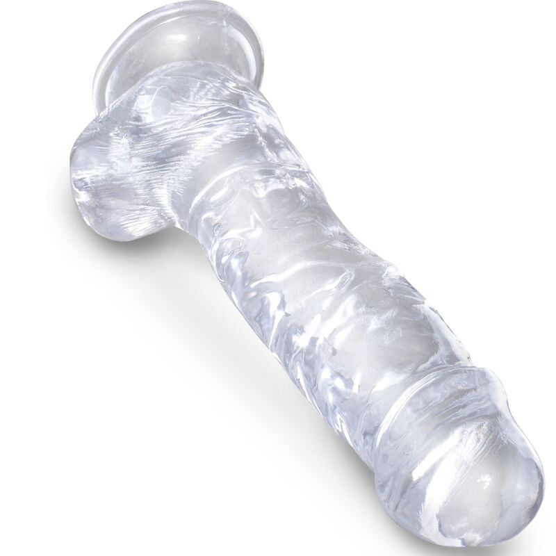 KING COCK - CLEAR REALISTIC PENIS WITH BALLS 16.5 CM TRANSPARENT - Bild 3