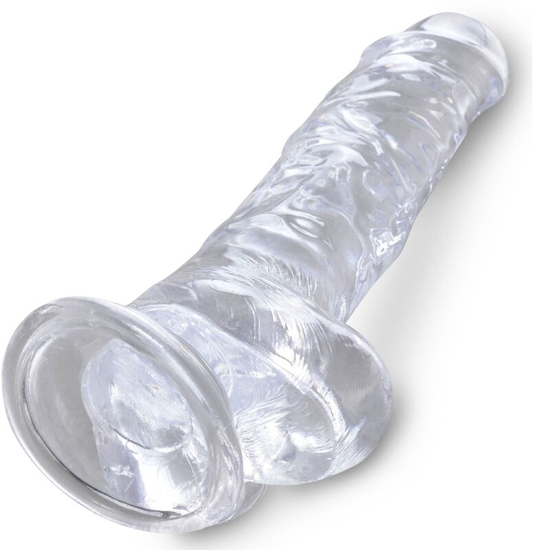 KING COCK - CLEAR REALISTIC PENIS WITH BALLS 16.5 CM TRANSPARENT - Bild 4