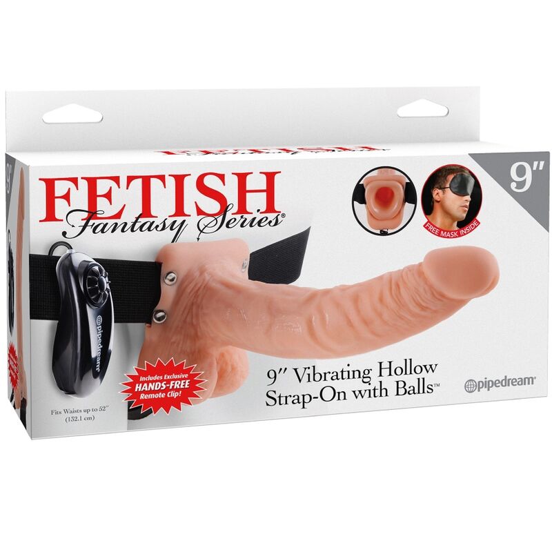 FETISH FANTASY SERIES - ADJUSTABLE HARNESS REMOTE CONTROL REALISTIC PENIS WITH TESTICLES 23 CM - Bild 5