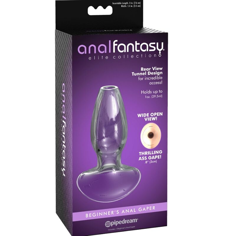 ANAL FANTASY ELITE COLLECTION - ANAL GAPER DILATOR FOR BEGINNERS CRYSTAL SIZE S - Bild 4