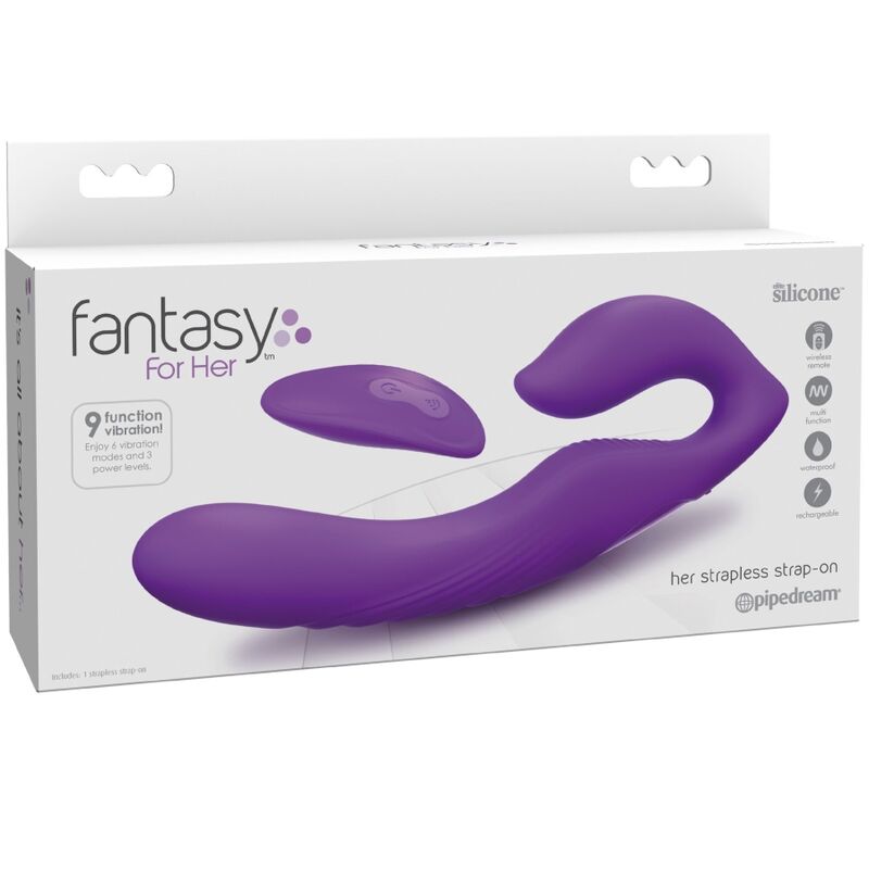 FANTASY FOR HER - DOUBLE PENETRATION VIBRATOR REMOTE CONTROL 9 VIOLET LEVELS - Bild 3