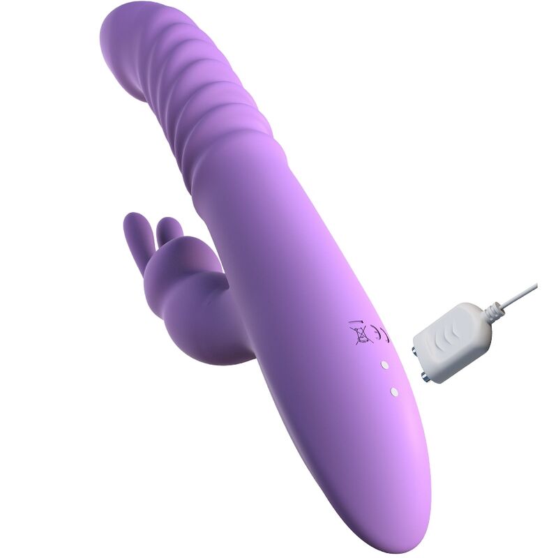 Alternative view of FANTASY FOR HER - RABBIT CLITORIS STIMULATOR WITH HEAT OSCILLATION AND VIBRATION FUNCTION VIOLET