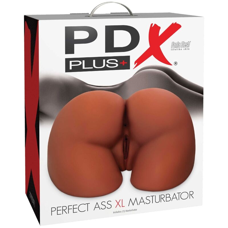 Alternative view of PDX PLUS - PERFECT ASS XL DOUBLE ENTRY BROWN MASTURBATOR